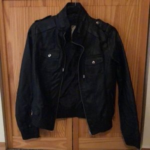 Faux leather jacket
